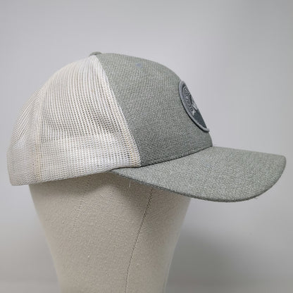 Columbia Trucker Hat Gray One Size Snapback Mesh Back Sportswear Co Logo Patch
