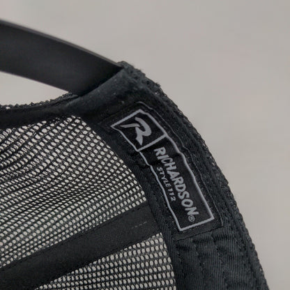 Rogue Outdoors Patch Snapback Mesh Back Trucker Hat Black One Size