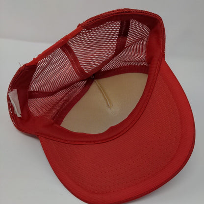 Key West Florida Snapback Trucker Hat Red OSFA Adjustable Mesh Back Rope