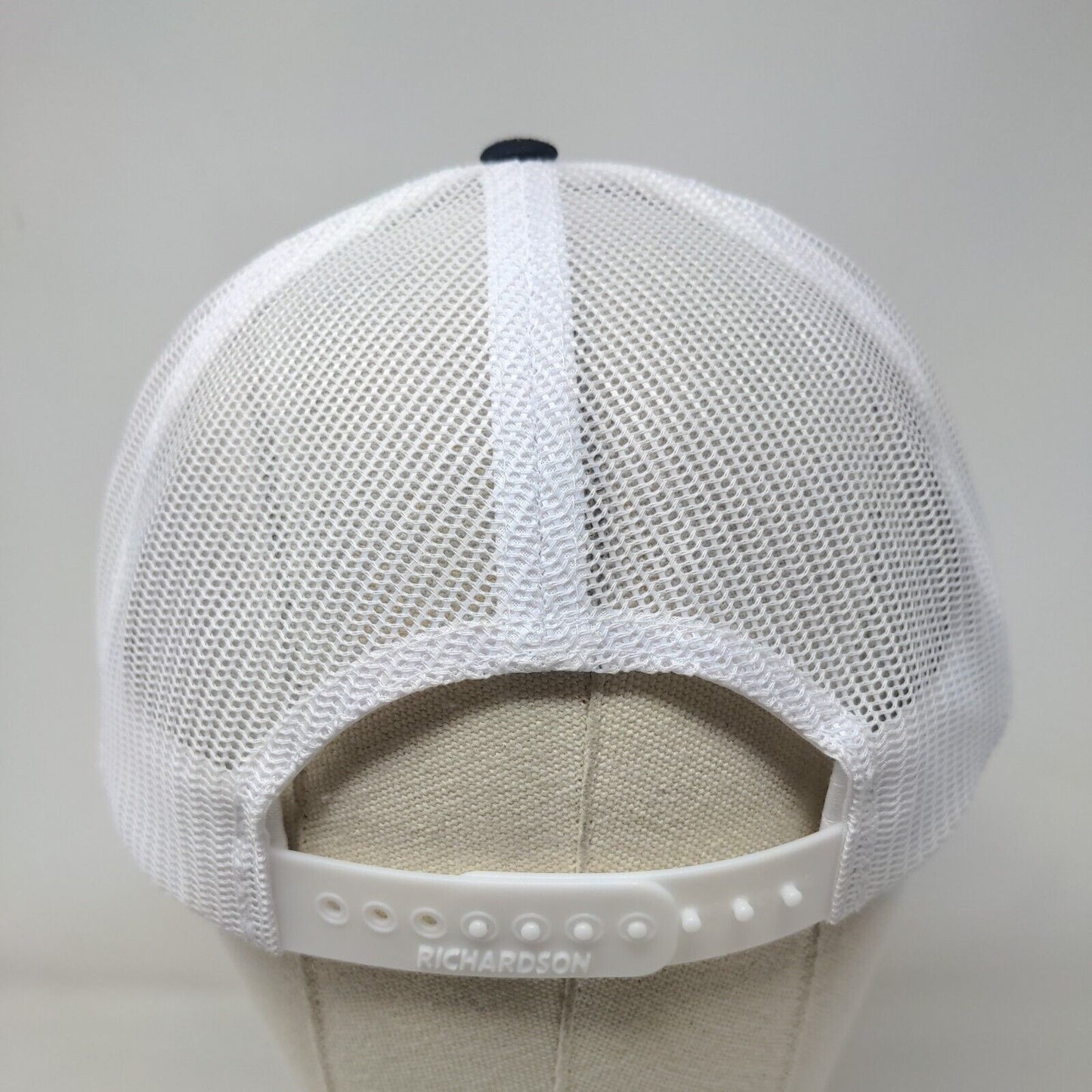 Water Mission Snapback Mesh Back Trucker Hat Blue M/L Colorblock