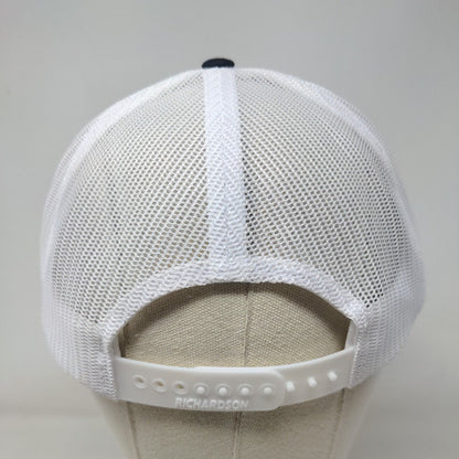 Water Mission Snapback Mesh Back Trucker Hat Blue M/L Colorblock
