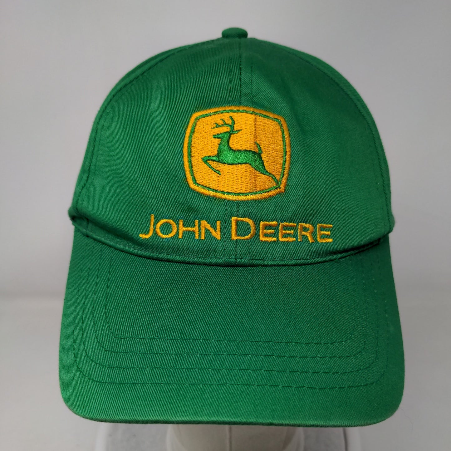 John Deere Chicago Farm in The Zoo Snapback Hat Green OS Embroidered Cotton