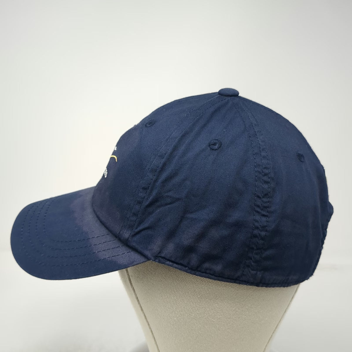 American Needle Baseball Cap Blue One Size Arcadia Bluffs Golf Hat Strapback