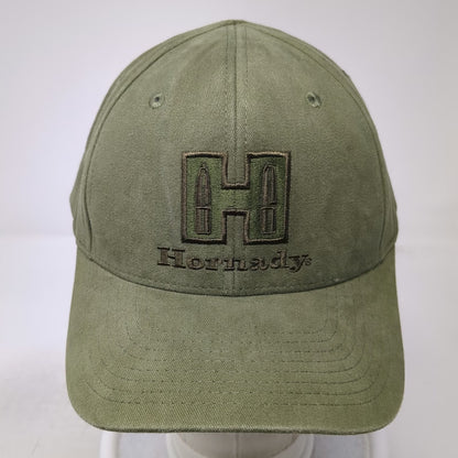 Hornady Baseball Cap Green OSFM Strapback Embroidered Logo Ammunition Ammo Hat