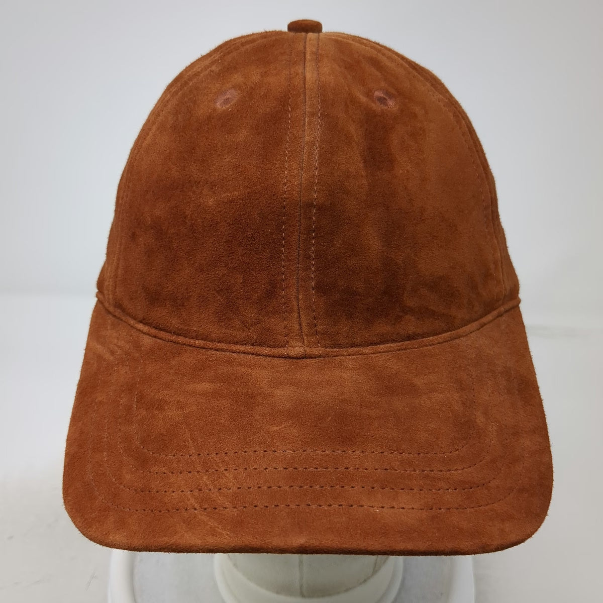 Banana Republic Baseball Cap Brown One Size Suede Goat Leather Adjustable Hat