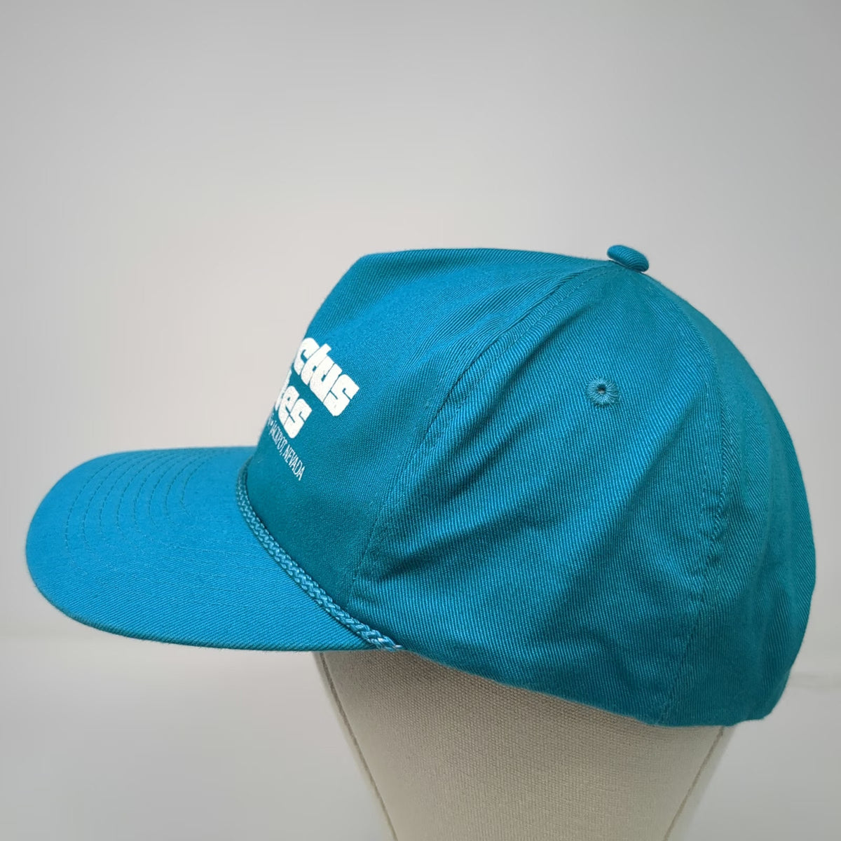 Mohr's 5 Panel Blue Hat One Size Cactus Petes Resort Casino Jackpot Nevada Rope