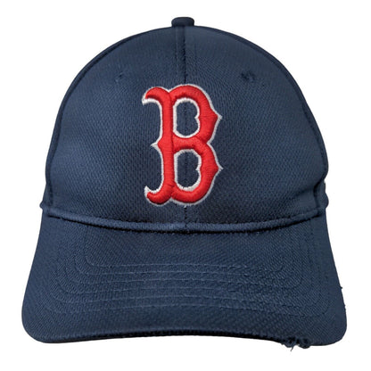 Team MLB Boy's Strapback Hat Blue Embroidered Boston Red Sox Logo Adjustable