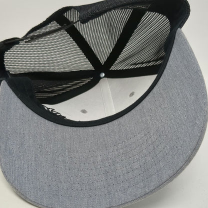 Richardson Trucker Hat Gray One Size Mesh Snapback Grace Center Logo Hat