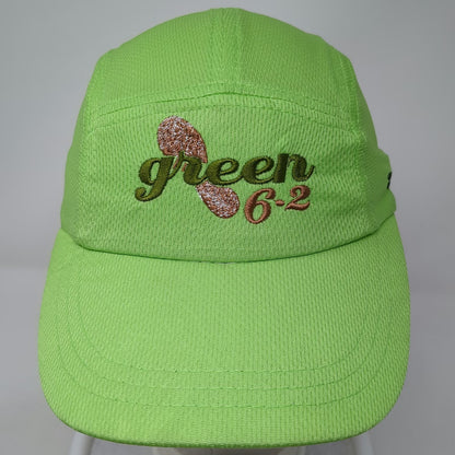 Headsweats 5 Panel Green Hat One Size Coolmax Audubon Green 6-2 Run Race Event