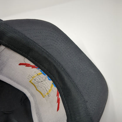 Support Desert Storm Strapback Rope Hat Black One Size Adjustable