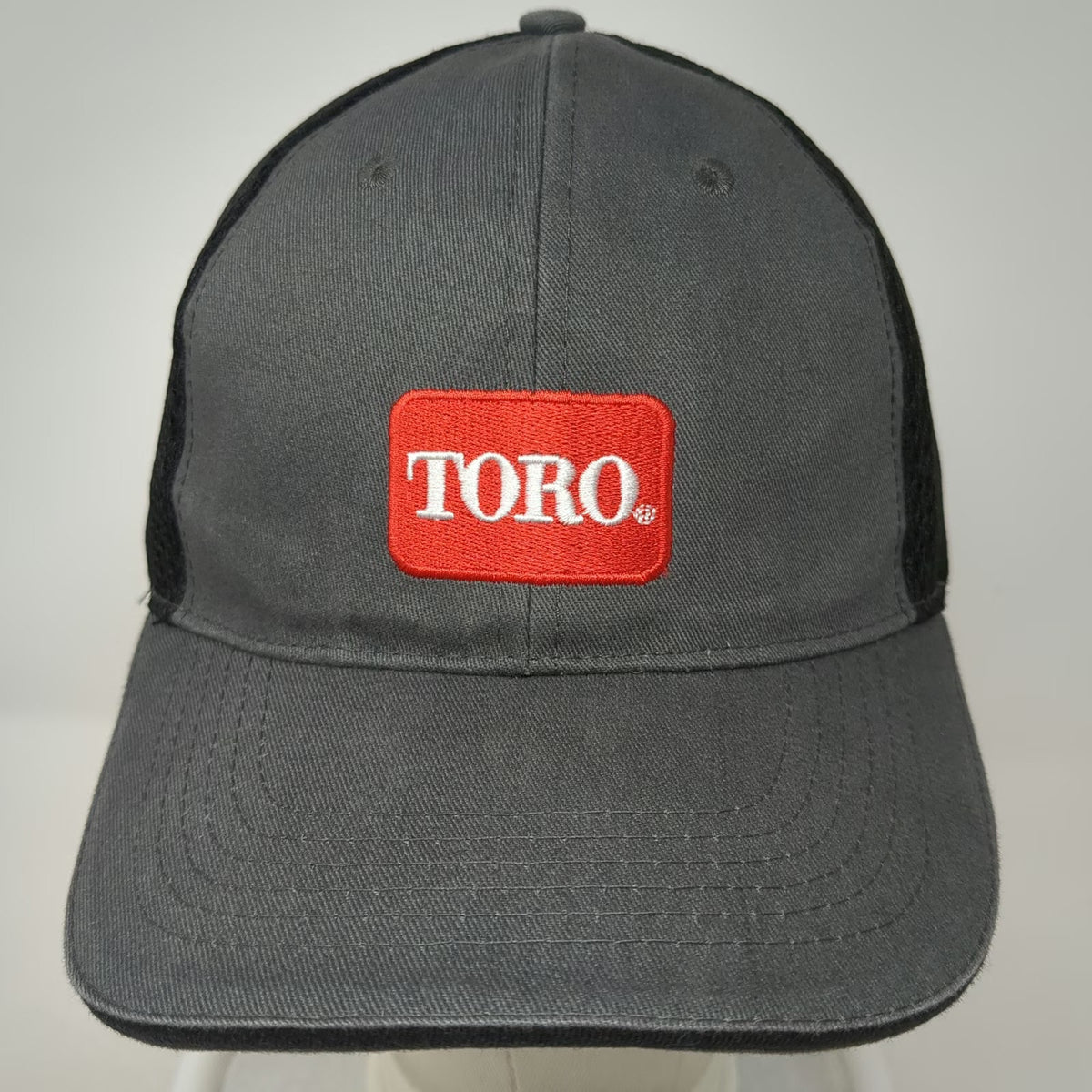 4imprint Baseball Cap Gray One Size Toro Mesh Back Strapback Irrigation Hat
