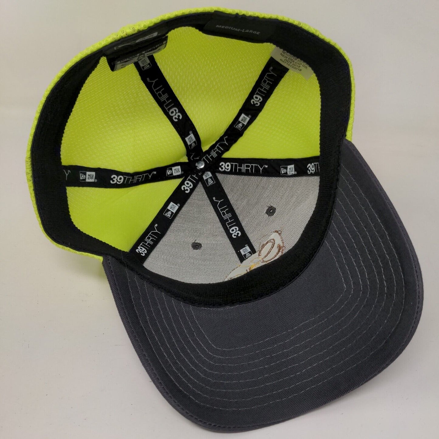 S&H Fitted Hat Multicolor Size M/L Breathable 39Thirty 6 Panel New Era Polyester