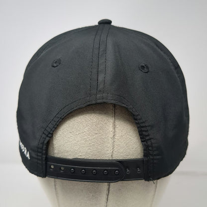 Miura 5 Panel Black Hat OSFM Rope Detail Crossed Katana Golf Snapback Polyester