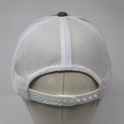 NB Snapback Mesh Back Trucker Hat Gray Youth One Size Pacific Headwear