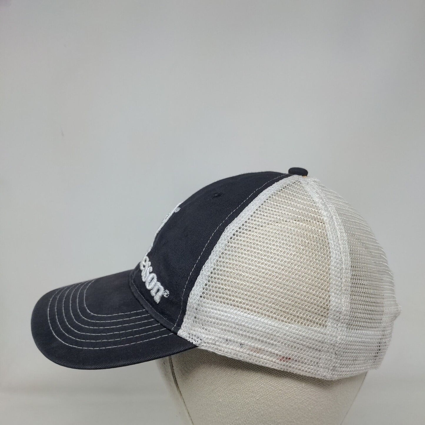 Smith & Wesson Snapback Trucker Hat Blue One Size Adjustable Mesh Back