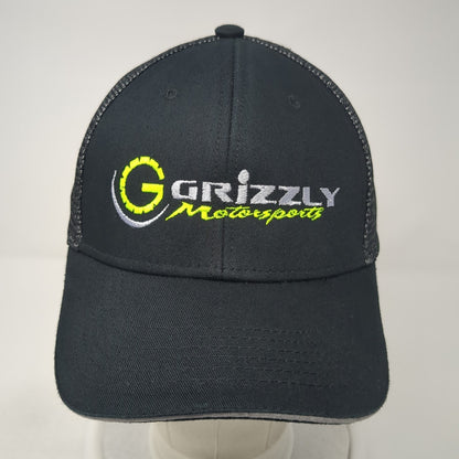 Grizzly Motorsports Mesh Back Trucker Hat Black One Size Port Authority