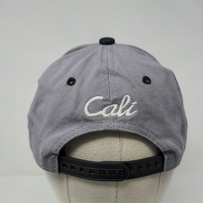 Cali Bear Snapback Hat Gray One Size Adjustable Colorblock Ace Cap Inc
