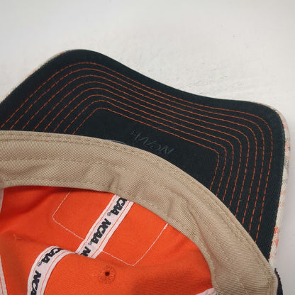 Signatures NCAA Oregon State OSU Orange Black White OS Mesh Plaid Patch Cap Hat