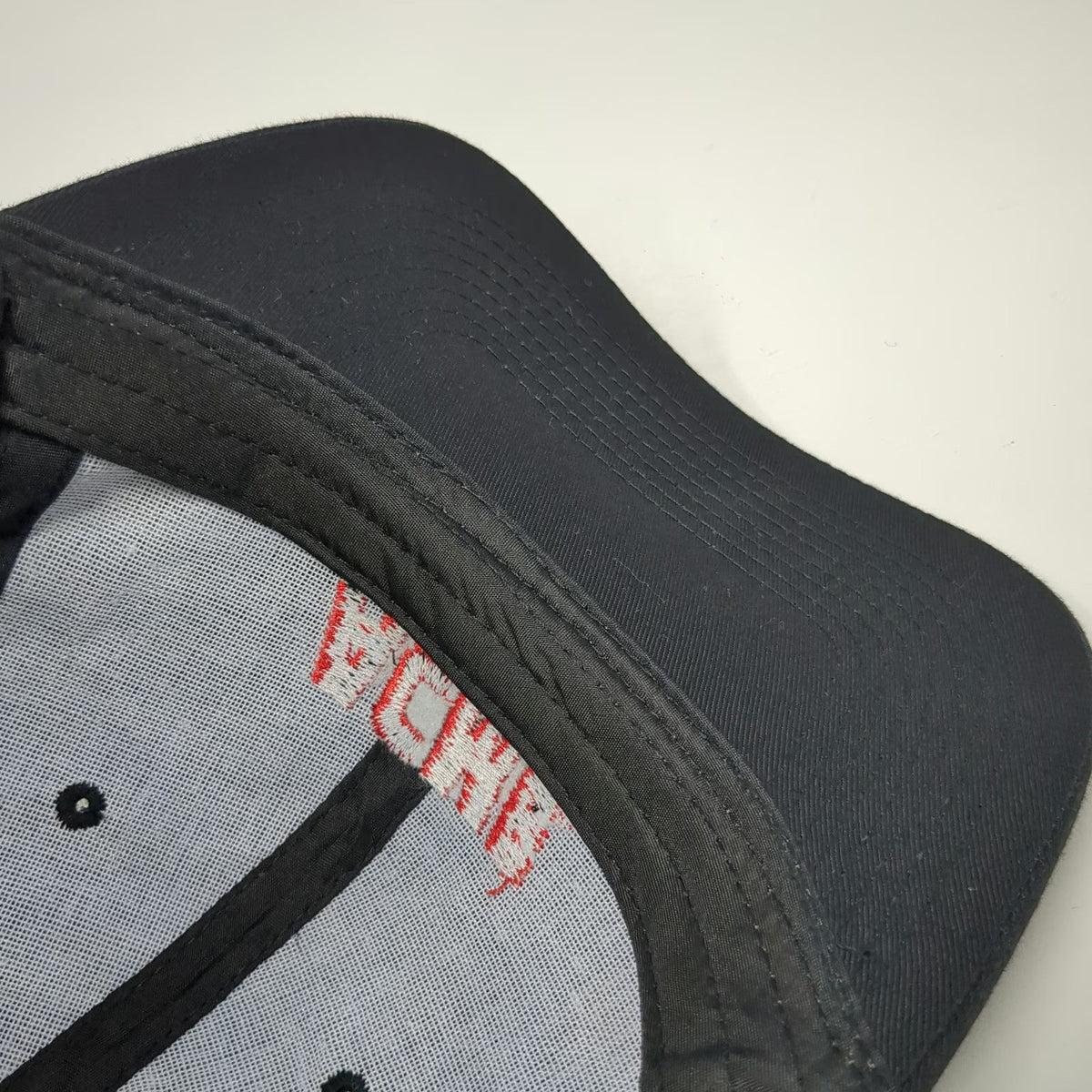 Big Custom Baseball Cap Black One Size ACME Logo Embroidered Strapback Hat