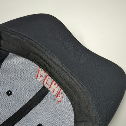 Big Custom Baseball Cap Black One Size ACME Logo Embroidered Strapback Hat