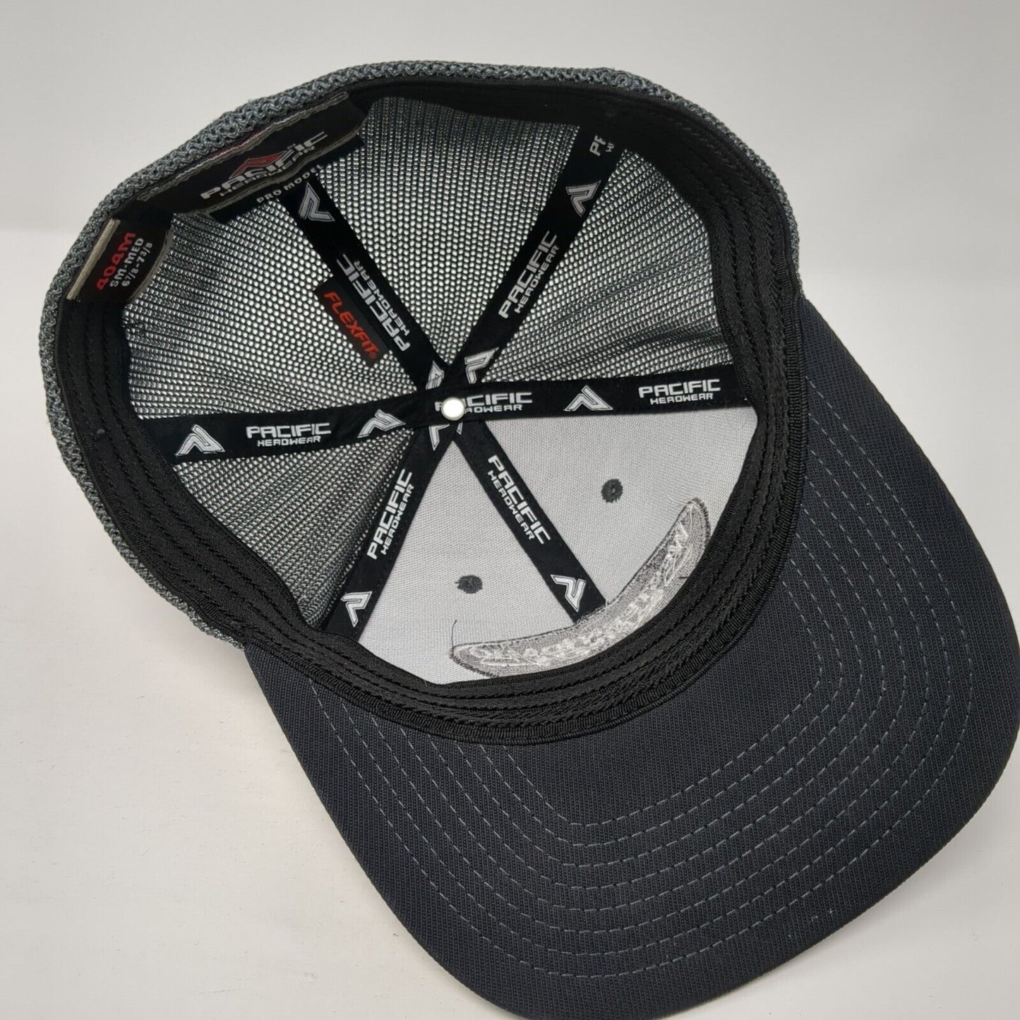 Western Idaho Cabinets Trucker Hat Gray 6 7/8-7 3/8 Flexfit Pacific Headwear