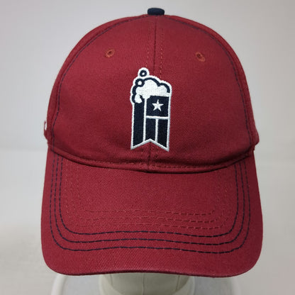 Red Baseball Cap One Size Great American Beer Festival 2014 Brewer Hat Cotton