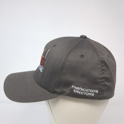 Mansell Welding Inc. Fitted Hat Gray XL Embroidered Flexfit Yupoong
