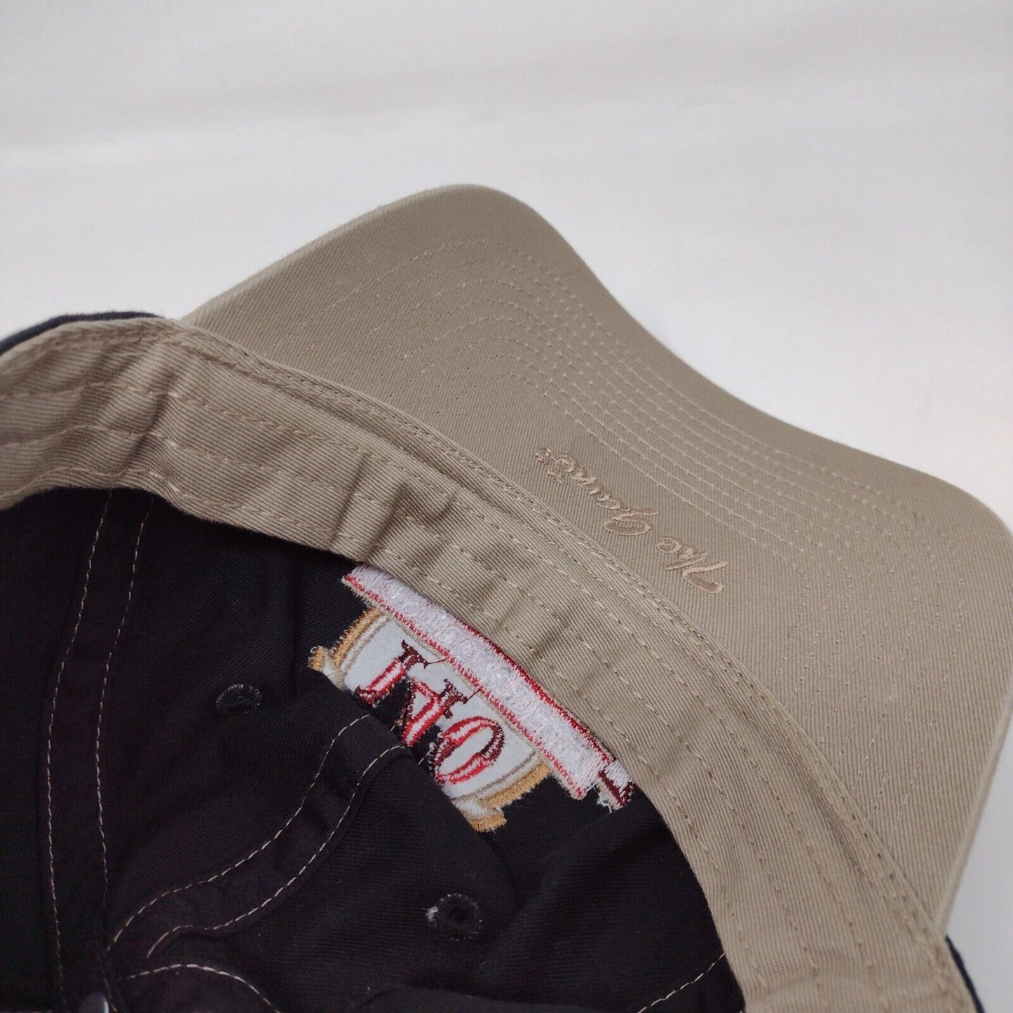 The Game 140th Kentucky Derby Slideback Hat Black OSFA Embroidered Logo Cotton