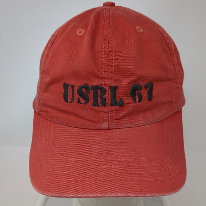Polo Sport Ralph Lauren Baseball Cap Red One Size USRL 67 Cotton Adjustable Hat