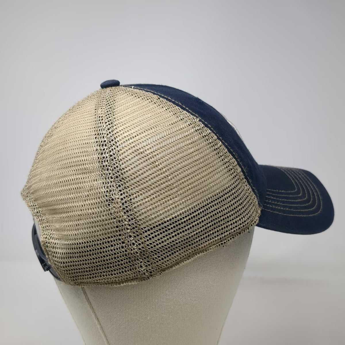 '47 New York Yankees MLB Blue One Size Trucker Hat Mesh Snapback Green Brim