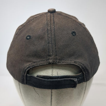 Image Solutions Albertsons Black Baseball Cap Hat OSFM Embroidered Cotton Strap