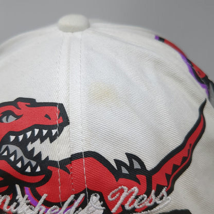 Mitchell & Ness Toronto Raptors NBA 5 Panel White Hat One Size All Over Print