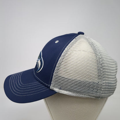 Seattle Seahawks NFL Team Apparel Blue White One Size Trucker Hat Mesh Snapback