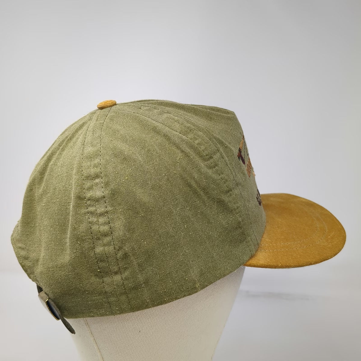 Impressions 5 Panel Green One Size Catch Release Boise River Idaho Fishing Hat