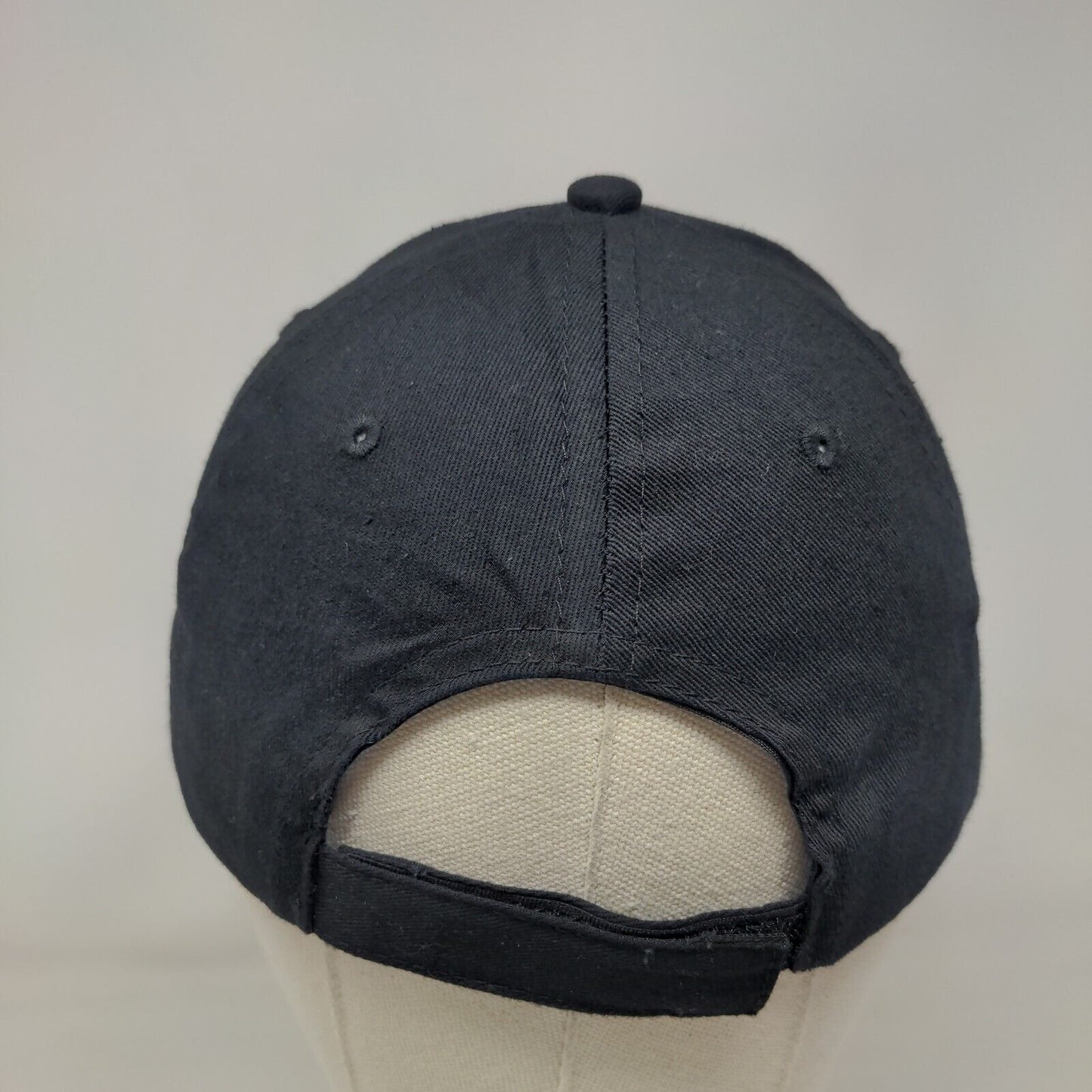 Y6 Warrior Strapback Hat Black OSFA Embroidered Adjustable Vitronic