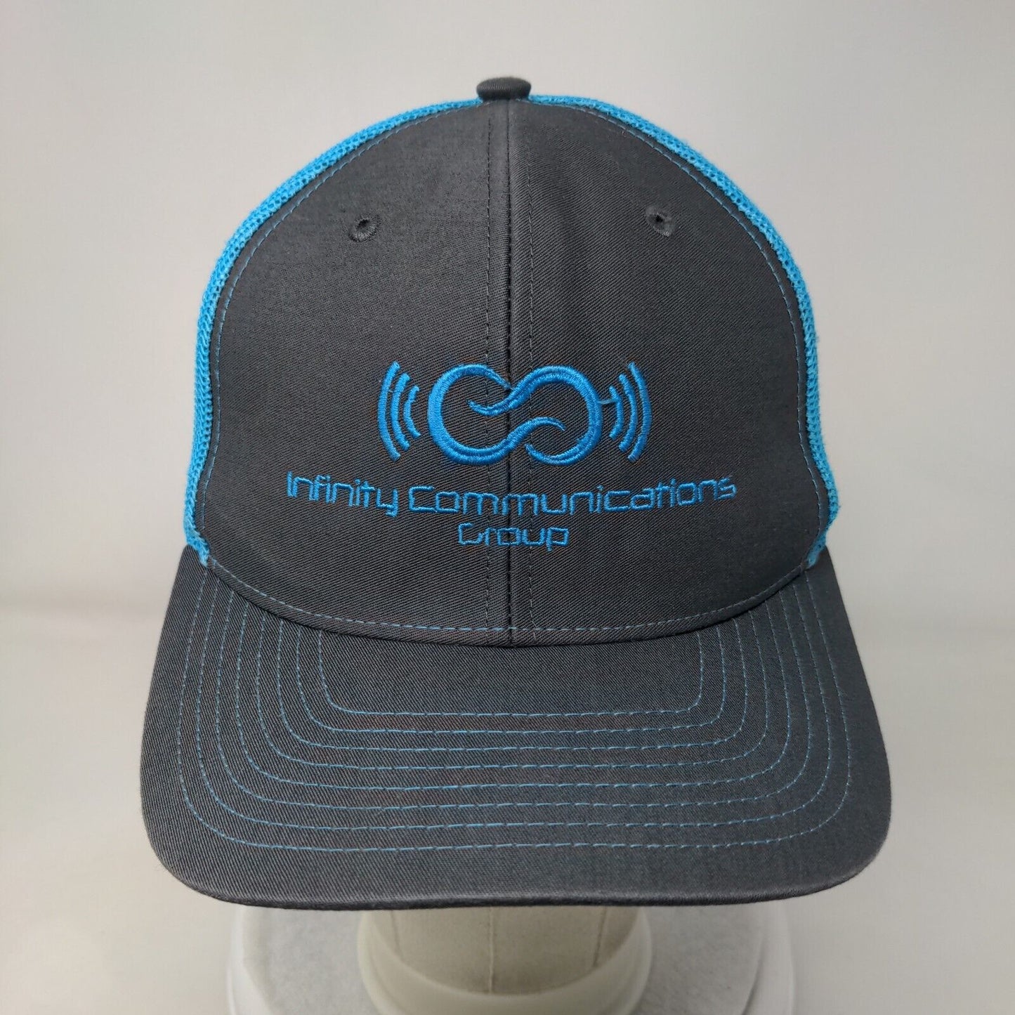 Infinity Communications Group Snapback Trucker Hat Multi One Size Mesh Back