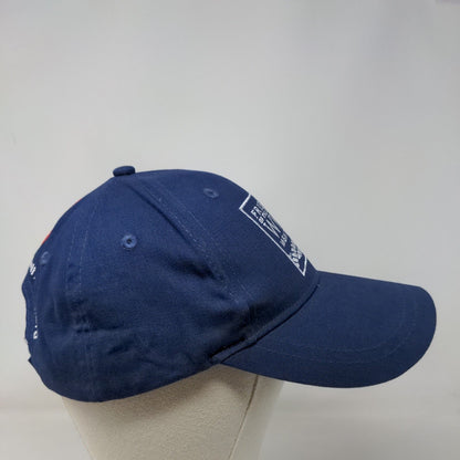 Friends of the National WWII Memorial Strapback Hat Blue One Size Embroidered