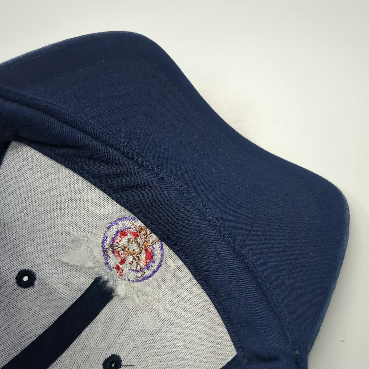 Cotton Deluxe Blue Baseball Cap OSFM Carteret Elks Lodge 2235 BPOE Slideback Hat