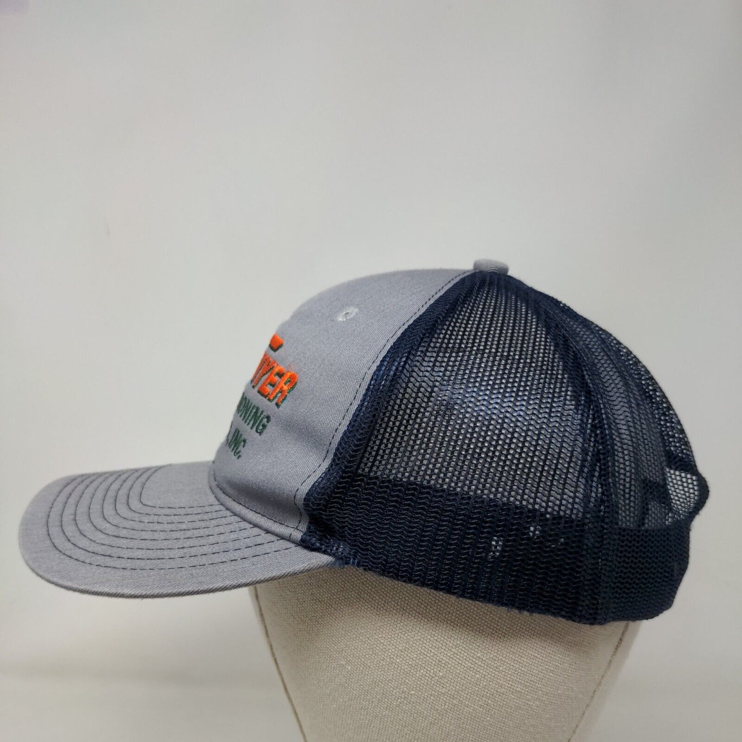Facemyer Air Conditioning & Heating Inc. Snapback Trucker Hat Blue OS Mesh Back
