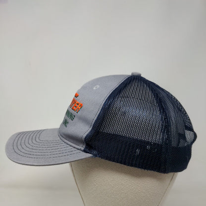 Facemyer Air Conditioning & Heating Inc. Snapback Trucker Hat Blue OS Mesh Back
