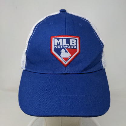 MLB Network Men's Snapback Mesh Back Hat Blue New York Mets Embroidered