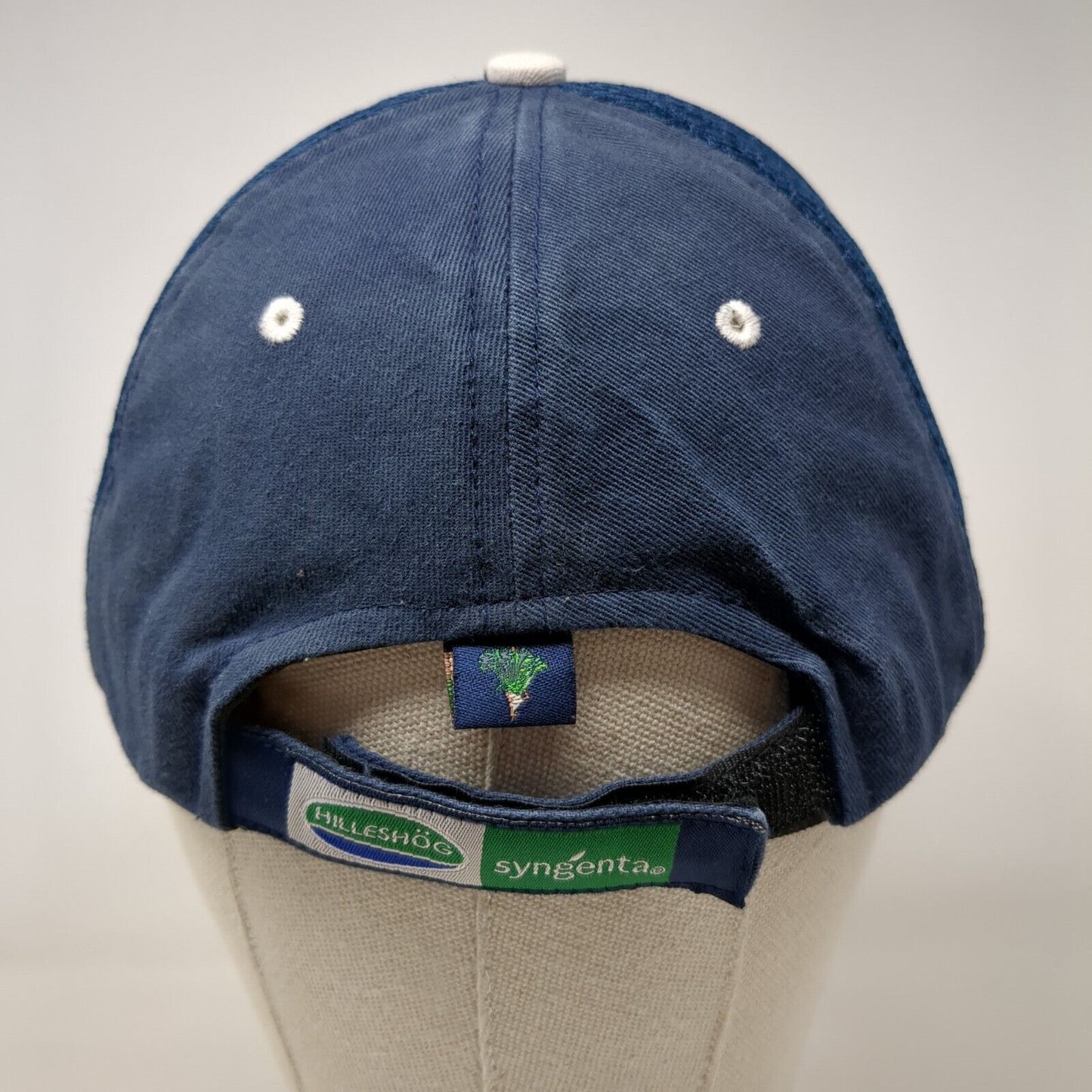 Hilleshog Syngenta Firmly Rooted Strapback Hat Blue OSFA Breathable Mesh Cotton