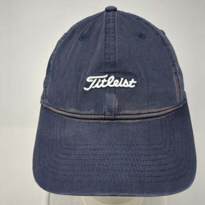 Titleist Strapback Hat Blue One Size Adjustable Embroidered 6 Panel