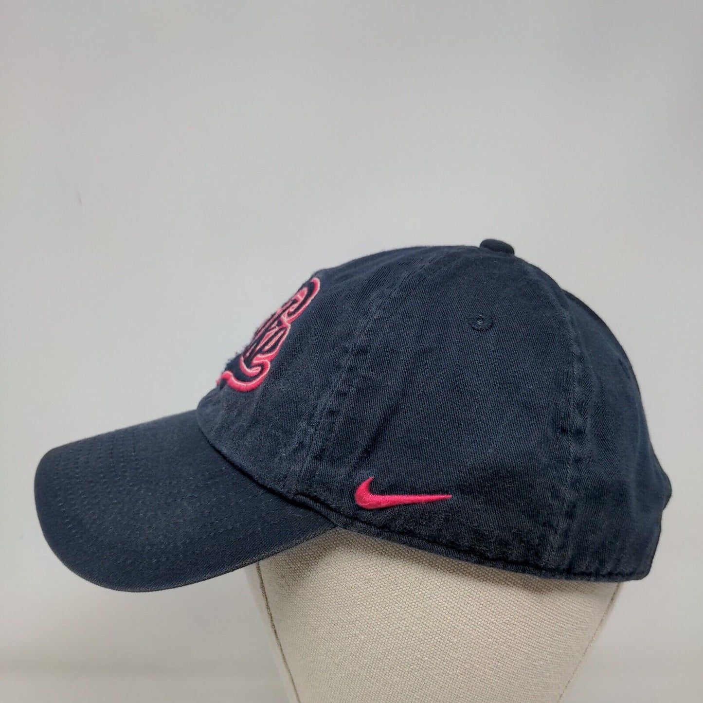 Nike Slideback Hat Blue OSFM Embroidered Swoosh 6 Panel Heritage86