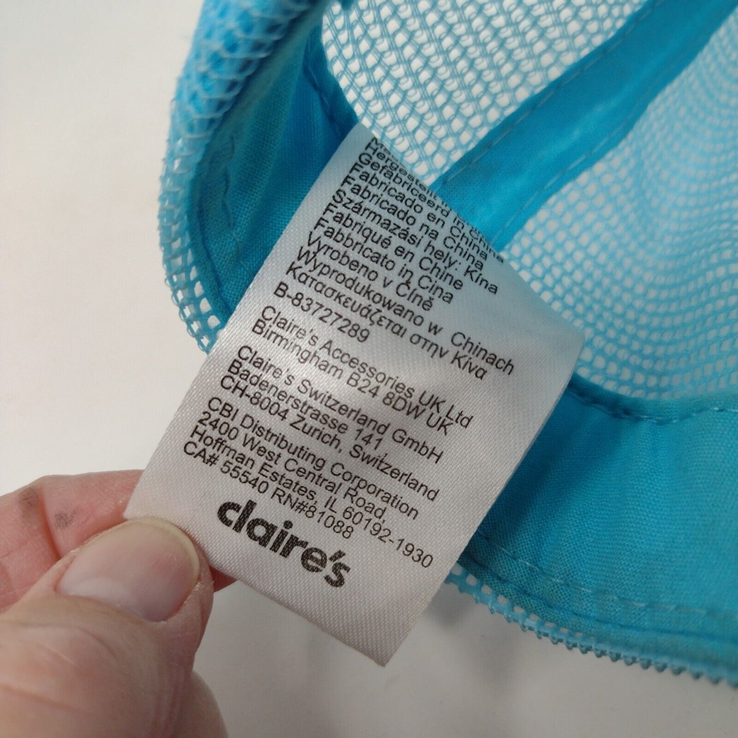 Unicorn PWR Snapback Trucker Hat Multicolor OSFA Mesh Back Claire's