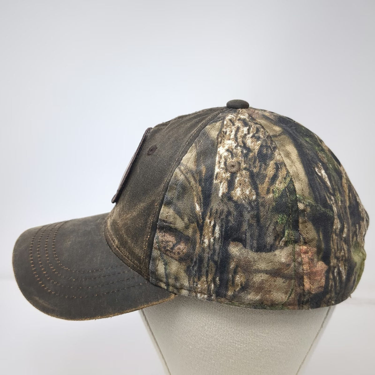 Outdoor Cap Baseball Cap Brown One Size Camo Distressed Advantech ZipSystem Hat