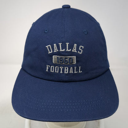 Baseball Cap Blue One Size Dallas Football 1960 Slideback Adjustable Hat