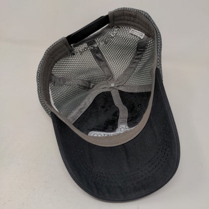 Charles D. Jones Co Men's Snapback Mesh Back Hat Black Gray Embroidered Logo