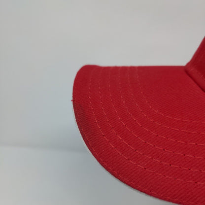 Priaxor BASF Strapback Hat Red OSFM Solid Embroidered Otto Collection