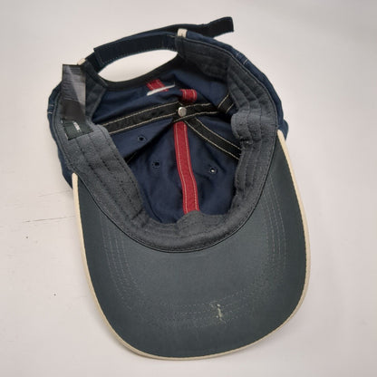 Nike Golf Strapback Hat Blue One Size Adjustable Embroidered Swoosh 6 Panel